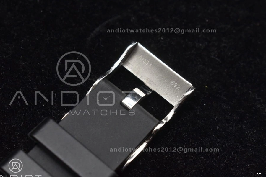 Black On TF A2824 1:1 Best Superocean Bezel Strap Rubber Automatic Black Orange 44 Dial Edition 0421